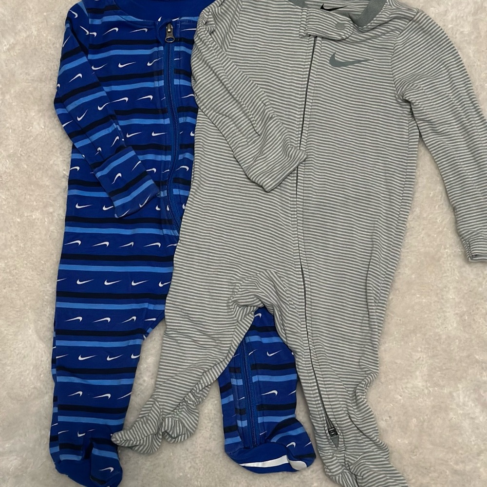 Nike 3M Footies - Blue and Gray